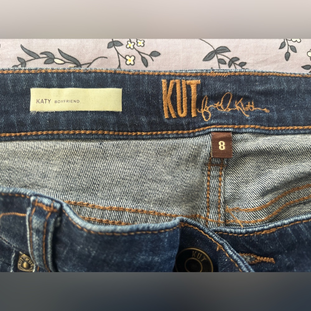 KUT from the Kloth Katy Boyfriend Jeans Size 8 Style KP799ME1R - Picture 3 of 3